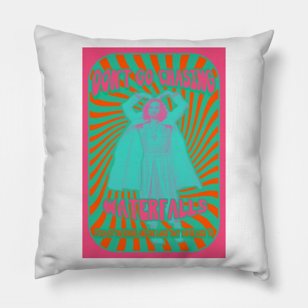 Klaus The Umbrella Academy Psychedelic Cult Print Pillow by BasicBeach