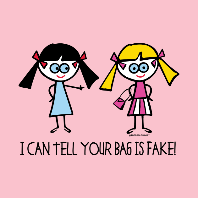 BAG IS FAKE by toddgoldmanart