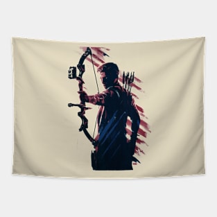 USA Flag Archery Tapestry