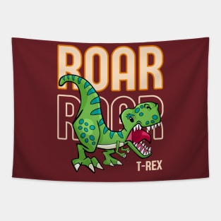 Roar Roar Dinosaur - T-Rex roaring Tapestry