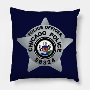 CHICAGO P.D. - BADGE - 58324 - POLICE OFFICER - SEAN ROMAN Pillow