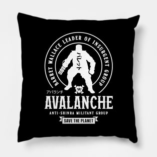 Barret Wallace Avalanche Emblem Pillow