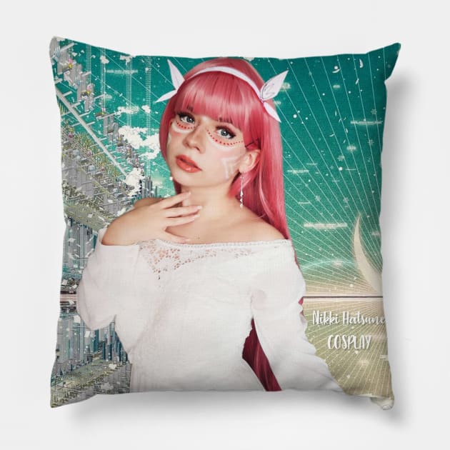 Belle cosplay print Pillow by nikkihatsune