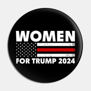 Women for Trump 2024 Pin