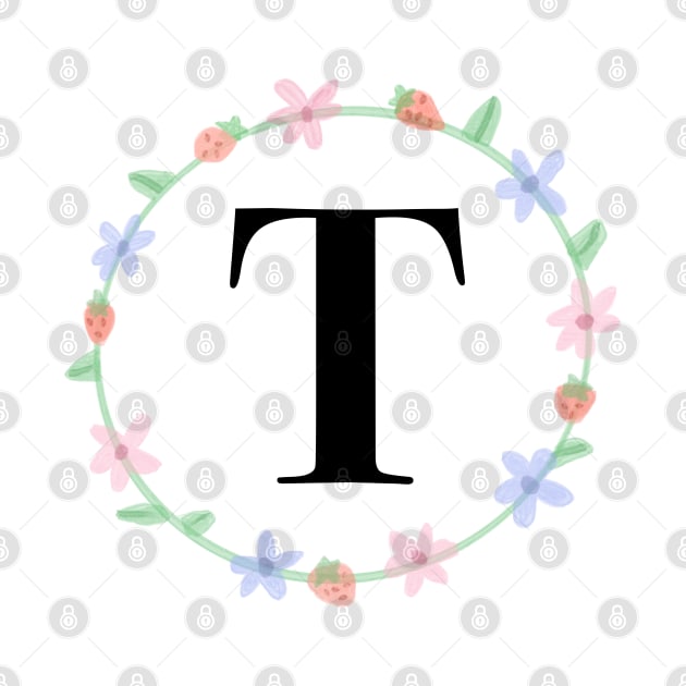 “T” initial by artoftilly