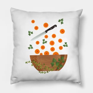 Carrot Explosion Pillow