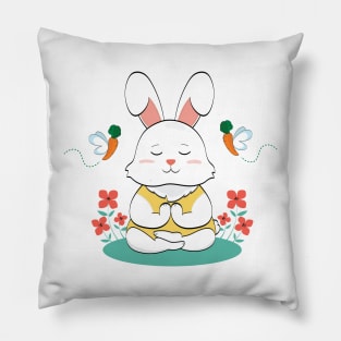 Bunny Yoga Pillow