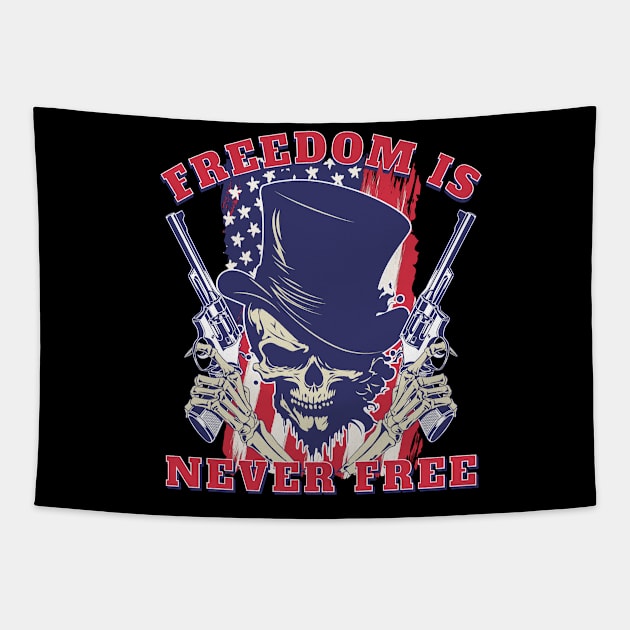 Freedom Is Never Free Tapestry by Brookcliff