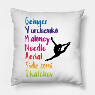 Gymnast Acrostic Pillow