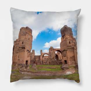 Old Therms in Rome, Italy Pillow