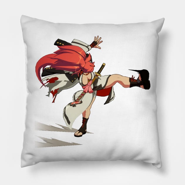 Baiken Guilty Gear Pillow by abdul rahim