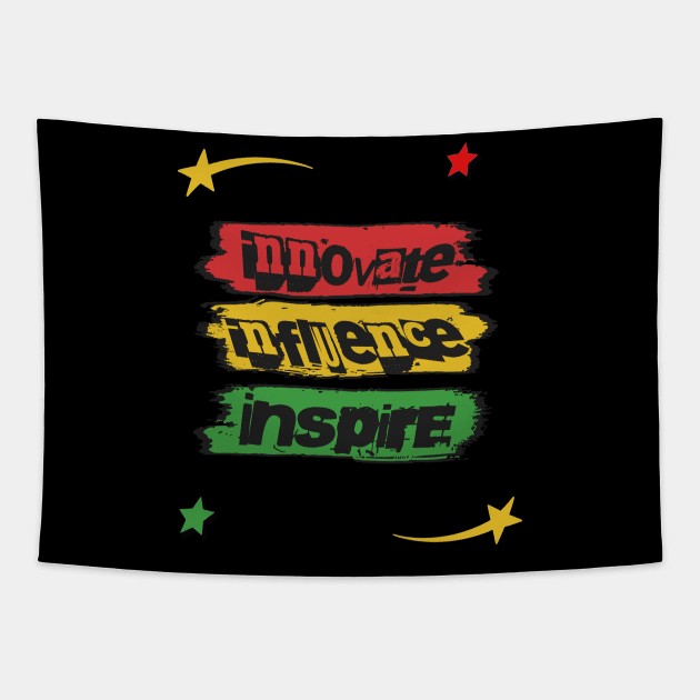 Innovate Influence Inspire Tapestry by Crafty Career Creations