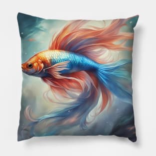 pose  phoenix fish Pillow