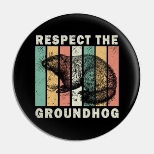 Groundhog day Pin