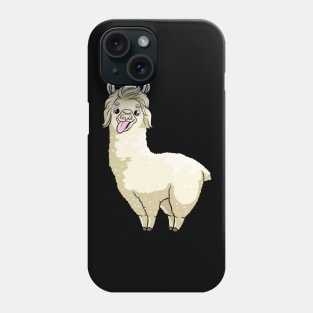 Llama as Professor Phone Case