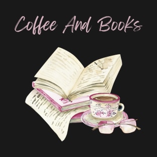 Coffee and books T-Shirt