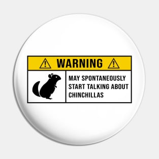 Funny Chinchilla Pin