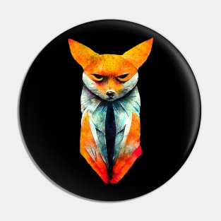 Fox watercolor painting #fox Pin