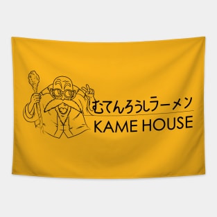 KAME HOUSE BLACK Tapestry