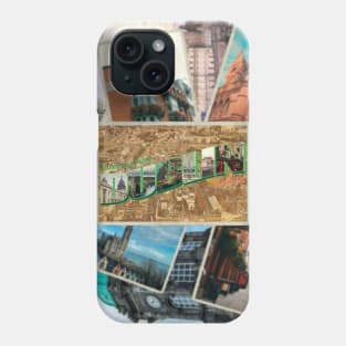 Greetings from Dublin in Ireland vintage style retro souvenir Phone Case