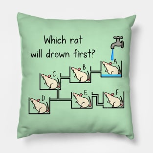 Ratty challenge Pillow