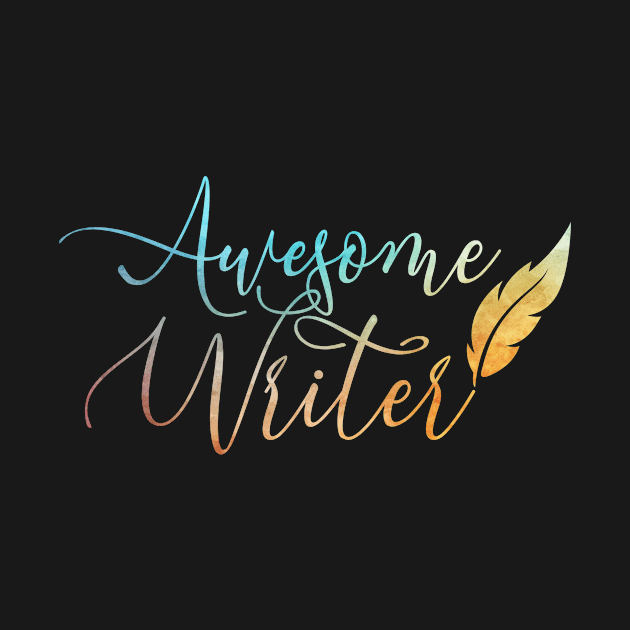 Awesome Writer by LetsBeginDesigns