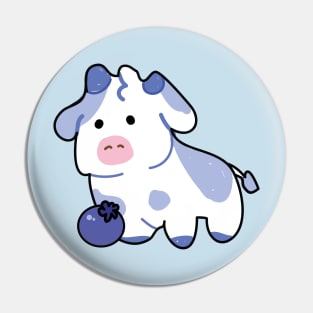 blueberry cow Pin