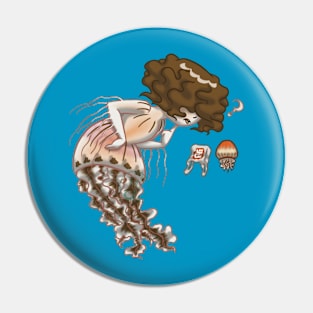 Weirdmaids - Jelzabel the jellyfish Pin