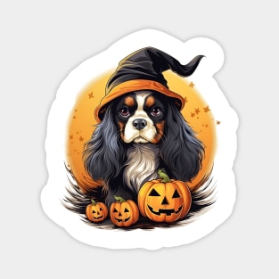 Halloween Cavalier King Charles Spaniel Dog #4 Magnet