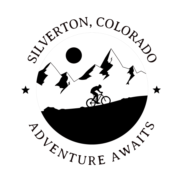 Silverton, Colorado Mountain Biking by Mountain Morning Graphics