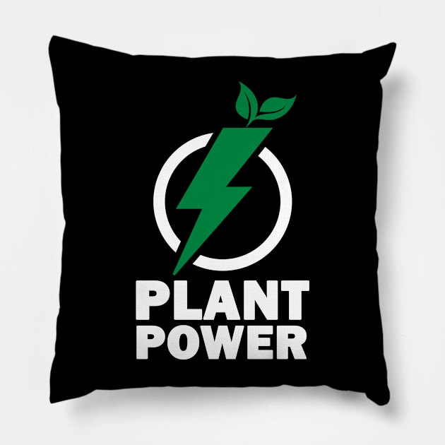 Plant Power (Brocolli) Pillow by mbailey003