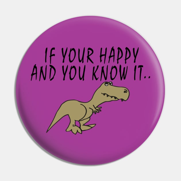 T-Rex - If your happy and you know it Pin by madmonkey