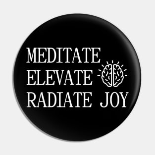 Meditate Pin