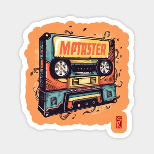 Retro cassette tape Magnet