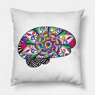 Mandala Rainbow Brain Pillow