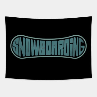 Snowboarding quote Tapestry