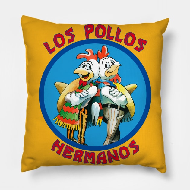 Los Pollos Heremanos Pillow by Arrow