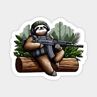 Tactical Sloth Magnet