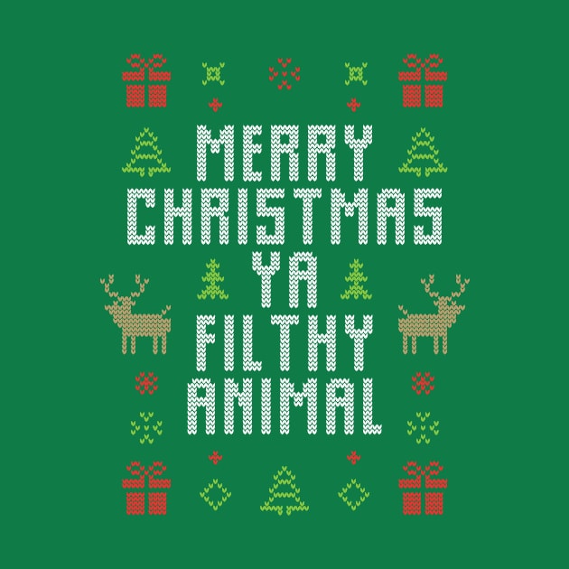 Merry Christmas ya filthy animal! by KevShults