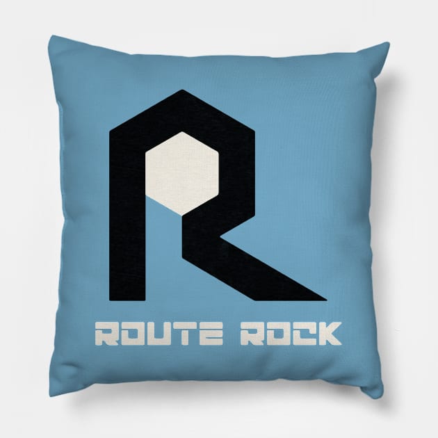 Route Rock Railfan Shirt Pillow by Turboglyde