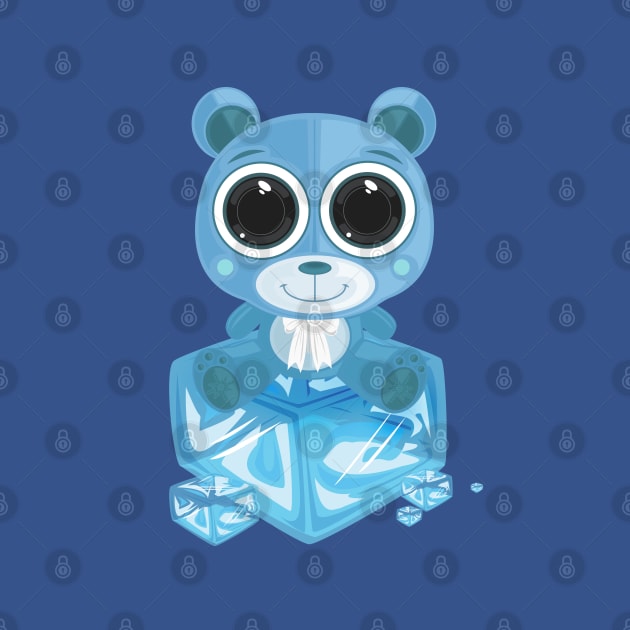 Teddy Bear - Cool Blue by adamzworld