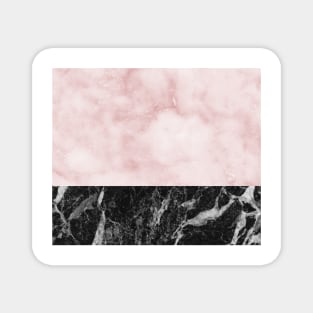 Sivec Rosa pink & Campari black marble Magnet
