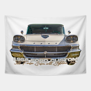 1958 Ford Custom 300 Fordor Sedan with Styletone Trim Tapestry