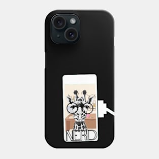 Nerd Giraffe Phone Case