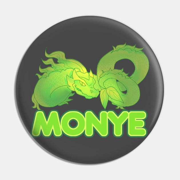 Money Wish 2024 Chinese Dragon Green Pin by WiliamGlowing