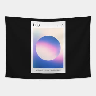 Leo Zodiac Sign Astrology Aura Tapestry