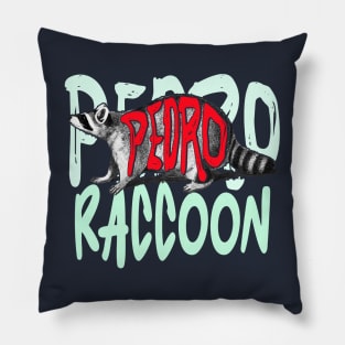 Pedro Raccoon Adventure Expert Pillow