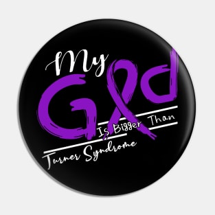 Turner Syndrome Awareness My God Is Stronger - In This Family No One Fights Alone Pin