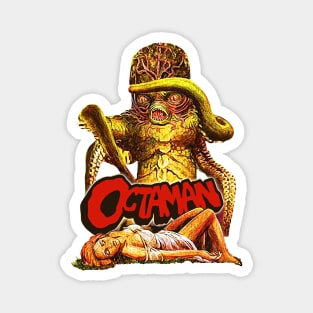 Retro Octaman Cult Classic Horror Monster Fan Art Magnet