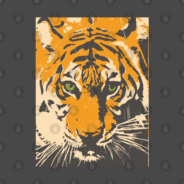 Tiger, Tiger Modern Graphic by wickedpretty